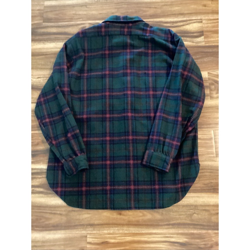 VTG Men's Pendleton Virgin Wool Lobo Button Down Shirt Multicolor Plaid Size XL - Picture 5 of 5